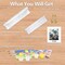Paint by Numbers Kit for Adults – Flower DIY Canvas Painting on Clear Symbols, Beginner-Friendly Acrylic Painting Kit for Home Wall Decor, 16x20in Frameless